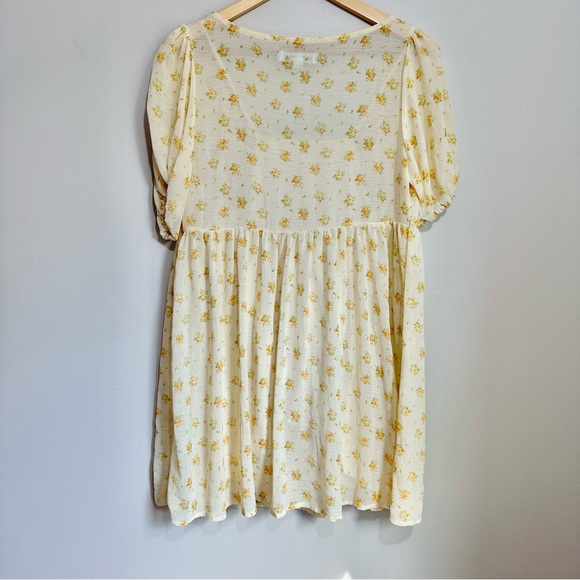 Urban Outfitters Cecilia Babydoll Mini Dress with Removable Slip — Size M - Picture 4 of 6